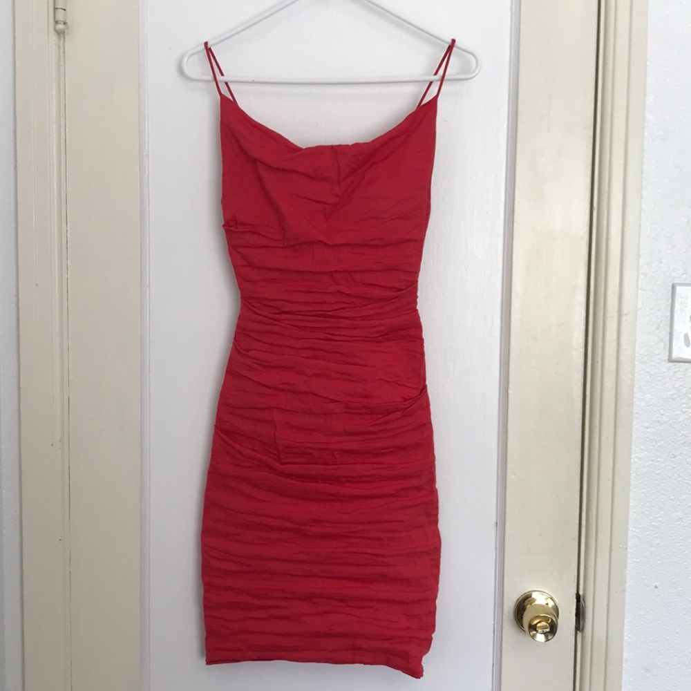 Nicole Miller Red Dress